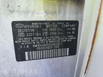 2010 Hyundai Elantra GLS Sedan - miniatura 2