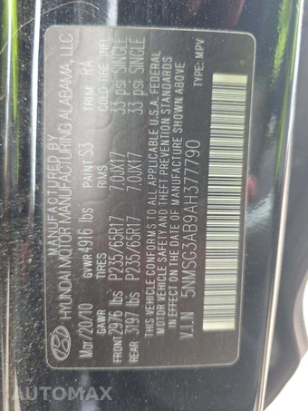 2010 Hyundai Santa Fe GLS - miniatura 5