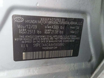 2010 Hyundai Sonata GLS – miniatura 2