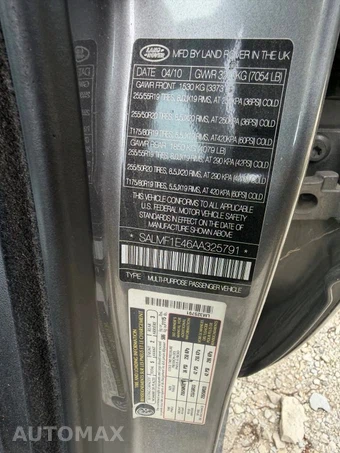 2010 Land Rover Range Rover SC – miniatura 8