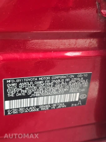 2010 Lexus ES 350 – miniatura 14