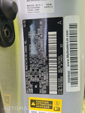 2010 Lexus RX 350 – miniatura 5