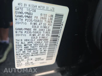 2010 Nissan Murano LE – miniatura 14