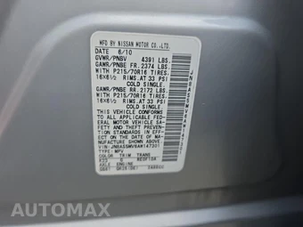2010 Nissan Rogue S – miniatura 17