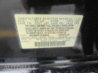 2010 Nissan Sentra 2.0 SR – miniatura 14