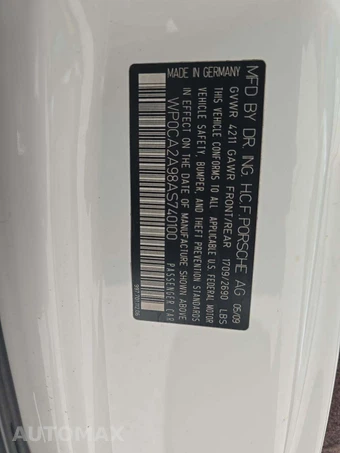2010 Porsche 911 Cabriolet Carrera – miniatura 2
