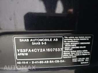 2010 Saab 9-3 Sedan - miniatura 14