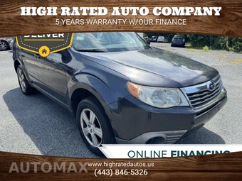 2010 Subaru Forester 2.5X — samochód z USA z aukcji Manheim, oferta Kup Teraz w AUTOMAX