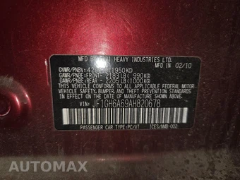 2010 Subaru Impreza 5-Door 2.5i Hatchback – miniatura 14