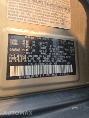 2010 Subaru Outback 2.5i Limited w/Power Moonroof & Navigation – miniatura 20