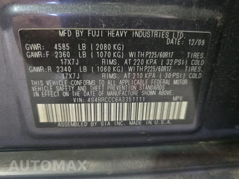 2010 Subaru Outback 2.5i Premium w/All Weather Pkg - miniatura 14