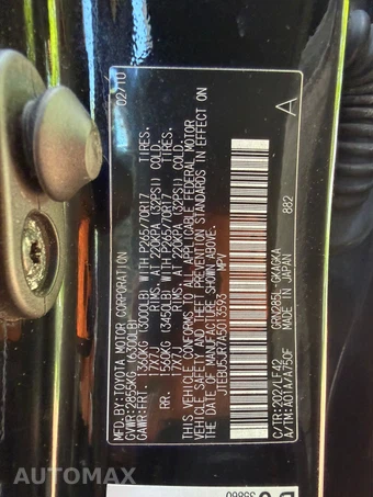 2010 Toyota 4Runner SR5 - miniatura 65