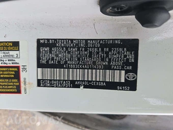 2010 Toyota Camry Hybrid - miniatura 5