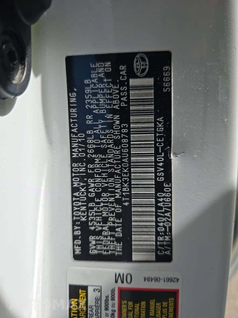 2010 Toyota Camry XLE - miniatura 5