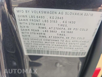 2010 Volkswagen Touareg TDI - miniatura 2