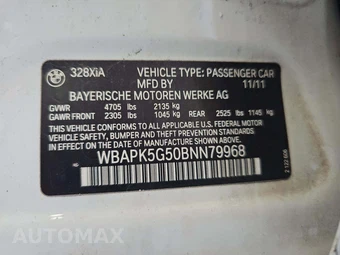 2011 BMW 3 Series Sedan 328i xDrive - miniatura 5