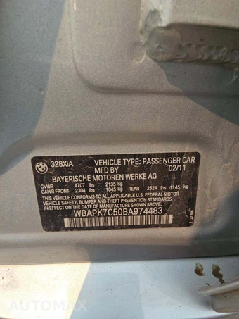2011 BMW 3 Series Sedan 328i xDrive – miniatura 5