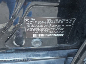 2011 BMW 5 Series Sedan 535i xDrive - miniatura 15