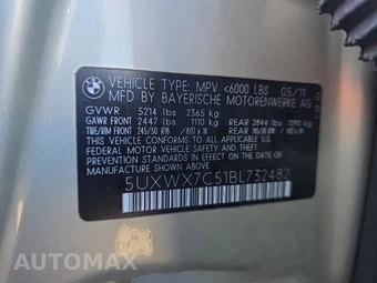 2011 BMW X3 Sports Activity Vehicle xDrive35i – miniatura 18