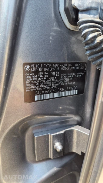 2011 BMW X3 Sports Activity Vehicle xDrive35i - miniatura 67