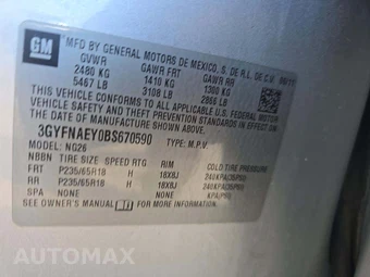 2011 Cadillac SRX Luxury Collection 1SB – miniatura 5