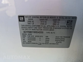 2011 Cadillac SRX Performance Collection 1SD – miniatura 14
