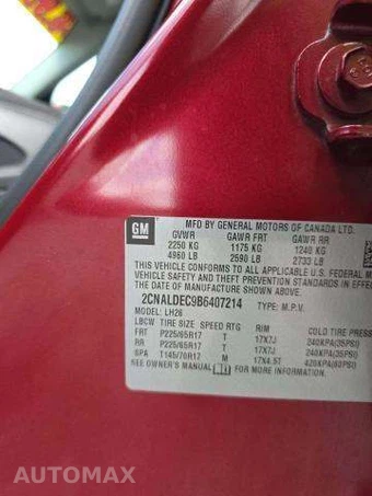 2011 Chevrolet Equinox LT 1LT – miniatura 5