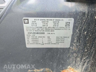2011 Chevrolet Equinox LT 1LT - miniatura 2