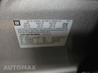 2011 Chevrolet Equinox LT 2LT – miniatura 13