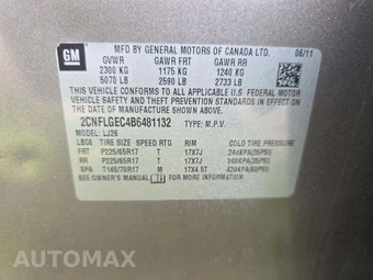 2011 Chevrolet Equinox LTZ 1LZ – miniatura 5