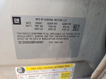 2011 Chevrolet Malibu LS 1FL – miniatura 14