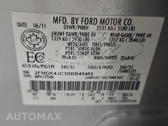 2011 Ford Edge SEL - miniatura 14