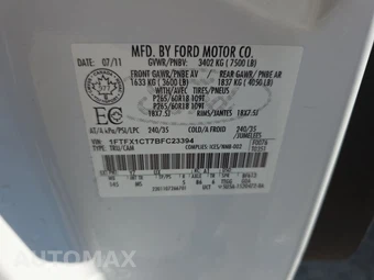 2011 Ford F-150 XLT Extended Cab Medium Bed w/Rear Doors - miniatura 21