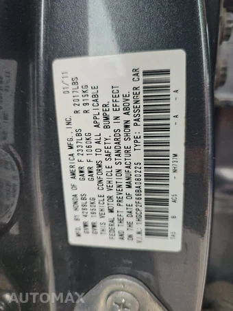 2011 Honda Accord Sedan SE – miniatura 14