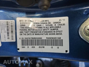 2011 Honda Civic Sedan EX – miniatura 15