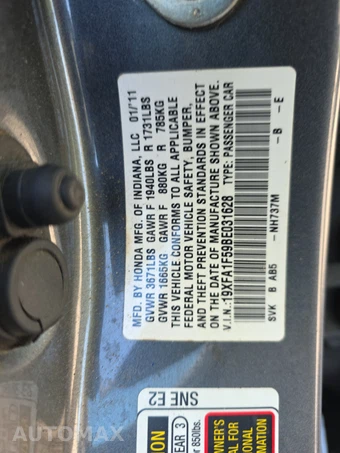 2011 Honda Civic Sedan LX - miniatura 14