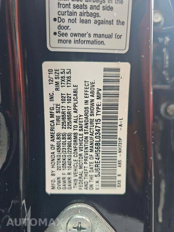 2011 Honda CR-V EX - miniatura 2