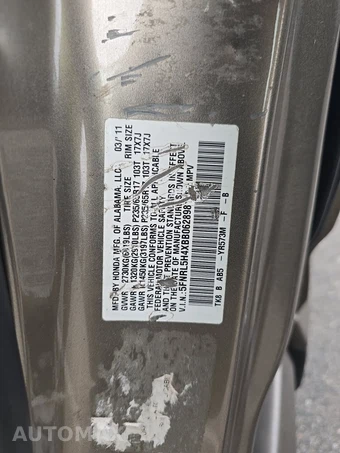 2011 Honda Odyssey EX 118.1" WB - miniatura 15