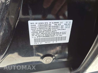 2011 Honda Pilot EX-L – miniatura 5