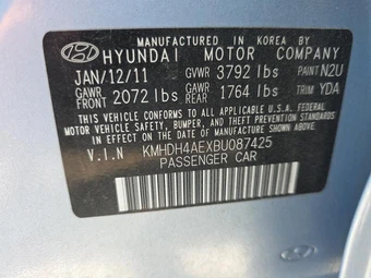 2011 Hyundai Elantra GLS Sedan – miniatura 17