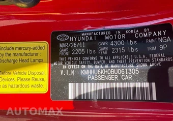 2011 Hyundai Genesis Coupe 3.8 Track - miniatura 13