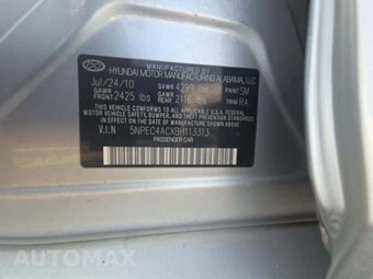 2011 Hyundai Sonata SE – miniatura 5