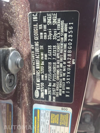 2011 Kia Sorento EX – miniatura 15