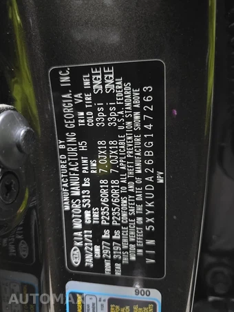2011 Kia Sorento EX – miniatura 15