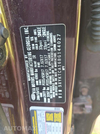 2011 Kia Sorento LX - miniatura 5