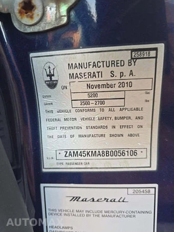 2011 Maserati GranTurismo Convertible – miniatura 5