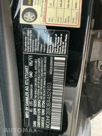 2011 Mercedes-Benz E 350 BlueTEC Sedan – miniatura 9