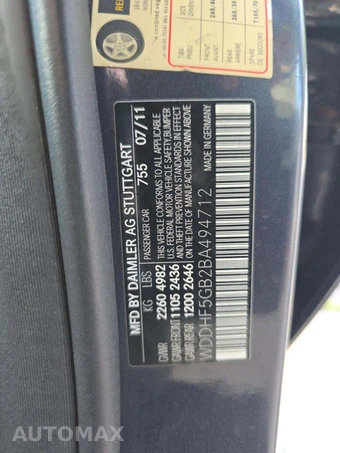 2011 Mercedes-Benz E 350 Sedan – miniatura 5