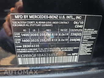 2011 Mercedes-Benz ML 350 – miniatura 18