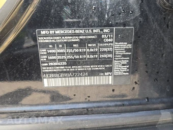 2011 Mercedes-Benz ML 350 – miniatura 14